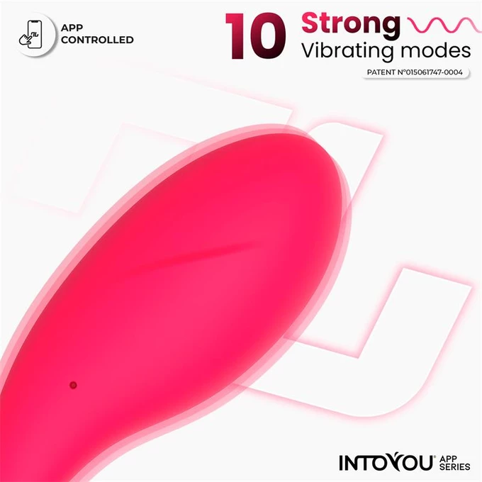 Intoyou Bulby - Vibračné vajíčko ovládané aplikáciou, ružové