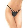 Softline 2270 - Stringi z otwarym krokiem, czarne