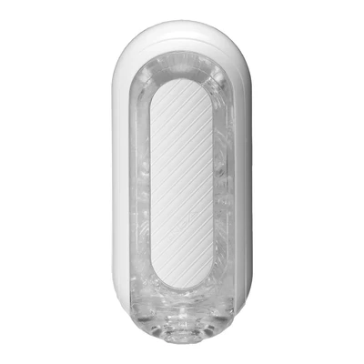 Tenga Flip 0 Gravity - Klasický masturbátor s efektom sania a tlaku, biely