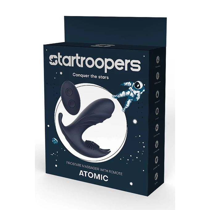 Dream toys Startroopers Atomic - Wibrujący masażer prostaty sterowany pilotem