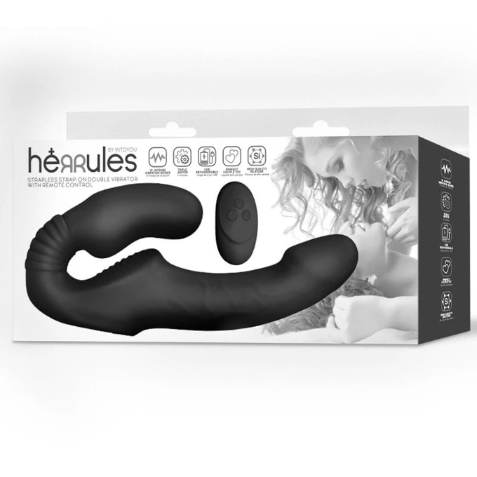 Intoyou Strapless StrapOn - Wibrujące popruh na, sterowane pilotem