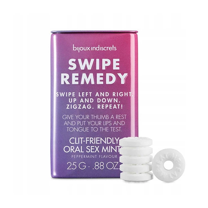 Bijoux Indiscrets Swipe Remedy - Miętówki do seksu oralnego