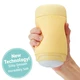 Tenga Puffy Custard Yellow - Klasický masturbátor s mäkkou textúrou