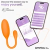 Intoyou Logan - Wibrujące jajeczko sterowane aplikacją, pomarańczowe