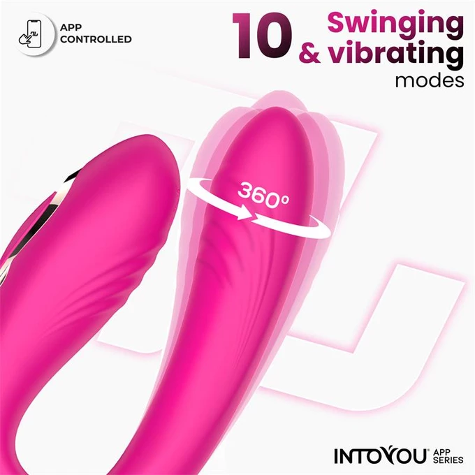 Intoyou Couty Couple toys - Wibrujące jajeczko z funkcją oscylacji, sterowane aplikacją