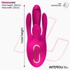 Intoyou Derek Vibe - Wibrator multifunkcyjny z 4 ramionami, Sterowany aplikacją