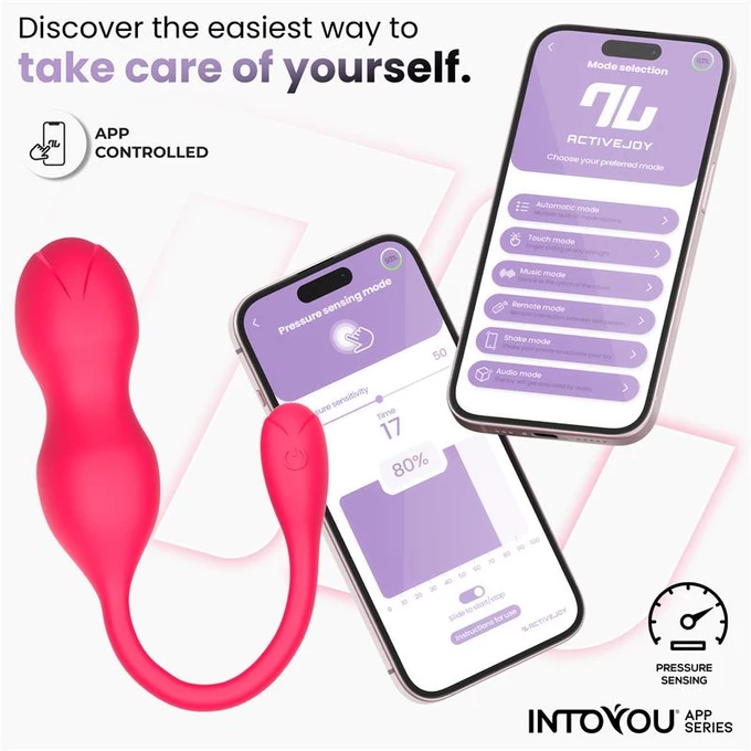 Intoyou Kyra Pelvic - Gejša guličky ovládané aplikáciou