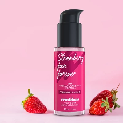 Cruhsious Strawberry Flavour - Lubrikant s príchuťou, jahoda