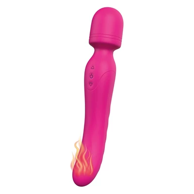 Dream toys Heating wand - Podwójny wibrator typu Wand z funkcją podgrzewania
