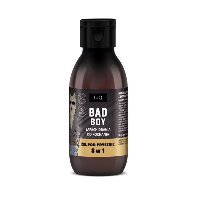 Laq "Bad Boy" - żel pod prysznic, wanilia i piżmo, 100 ml