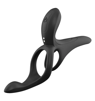 Erospace Men's Play B11 - Vibračný krúžok na penis s bodkou