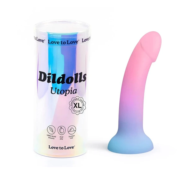Love to Love Utopia XL - Klasický dildo s prísavkou, veľkosť XL