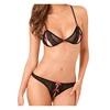 Rene Rofe Peekaboo - Komplet bielizny z kokardkami