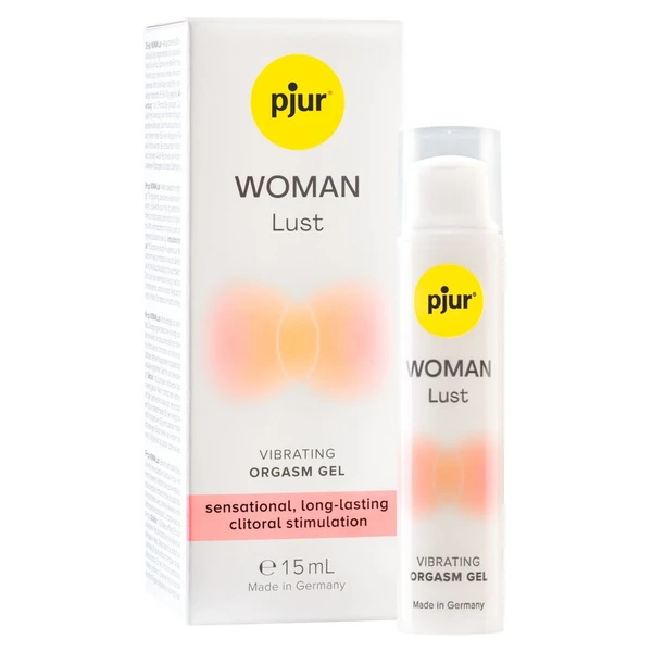 Pjur Woman Lust vibrating orgasm - Lubrikant na zvýšenie pocitu, 15 ml