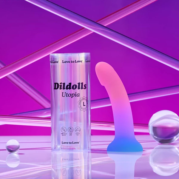 Love to Love Utopia L - Klasický dildo s prísavkou, veľkosť L