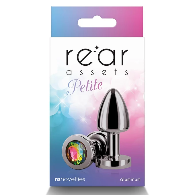 NS Novelties Rear Assets Rainbow - Korek analny z tęczowym diamentem