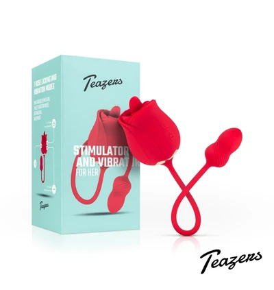 Teazers Rose Vibrator - Duo vibrátor