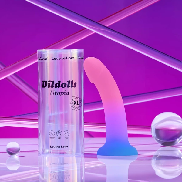 Love to Love Utopia XL - Klasický dildo s prísavkou, veľkosť XL