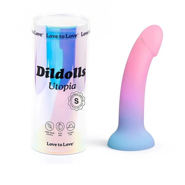 Love to Love Utopia S - Klasický dildo s prísavkou, veľkosť S