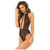 Rene Rofe Hot Pursuit lace - Koronkowe body, czarne