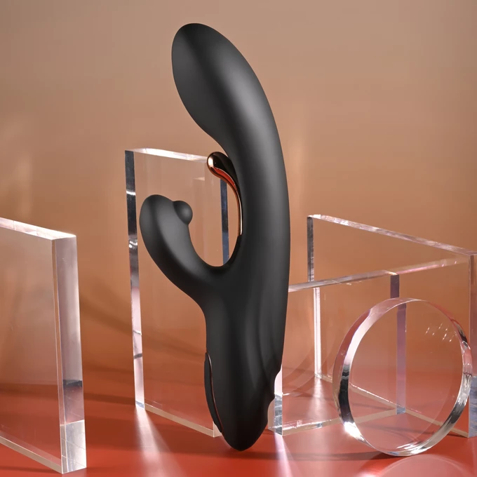 Playboy Aureus - Vibrátor Bunny, čierny