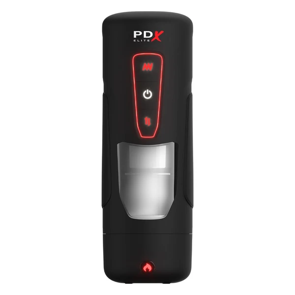 Pipedream PDX Elite Milk me hotter - Masturbator wibrujący z funkcją pchania