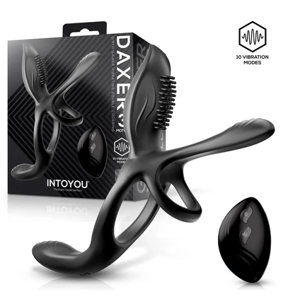 Intoyou Daxer - Wibrujący pierścień na penisa sterowany pilotem