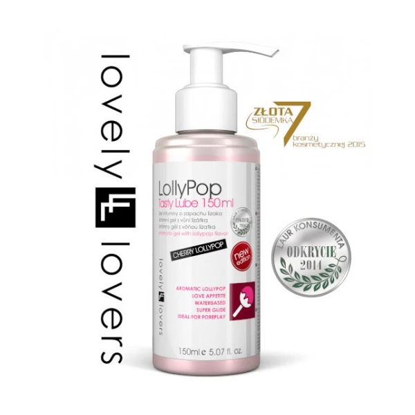 Lovely Lovers LollyPop Tasty Lube 150 ml - Lubrykant o smaku lizaka