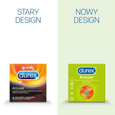 Durex Arouser  - kondómy s vrúbkami