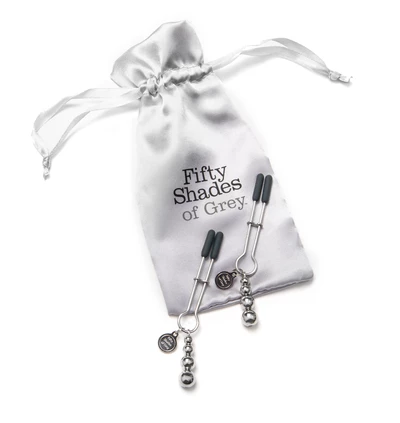 Fifty Shades of Grey The Pinch -  zaciski na sutki - srebrny
