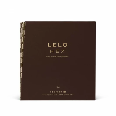 Lelo HEX Respect XL - prezerwatywy lateksowe