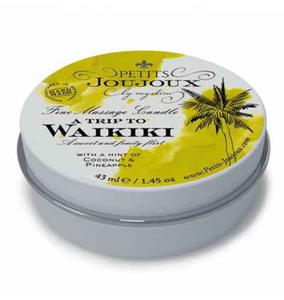 Świeca do masażu  - waikiki - kokos i ananas