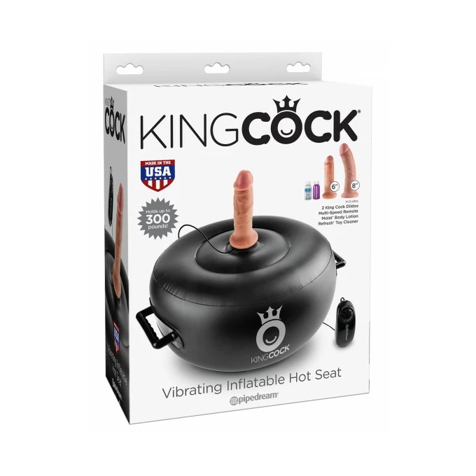 King Cock Vibrating Inflatable Hot Seat