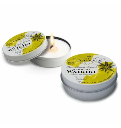 Świeca do masażu  - waikiki - kokos i ananas