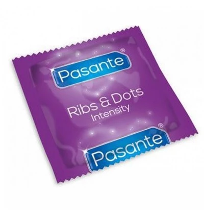 Pasante  Ribs &amp; Dots/Intensity - prezerwatywy