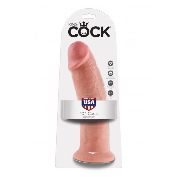 King Cock 10&quot; Cock Flesh - dildo
