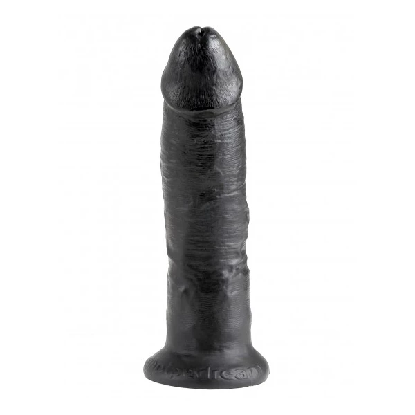 King Cock 9" Cock Black - dildo