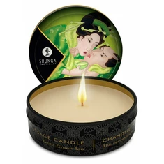 Shunga świeca do masażu, zielona herbata - Masážna sviečka