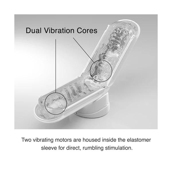 Tenga Flip Zero Electronic Vibration - masturbator wibrujący, biały