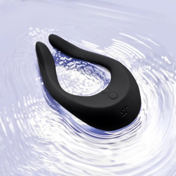 Satisfyer Partner Multifun 2 Black  - multifunkčný masážny prístroj