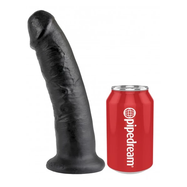 King Cock 9" Cock Black - dildo