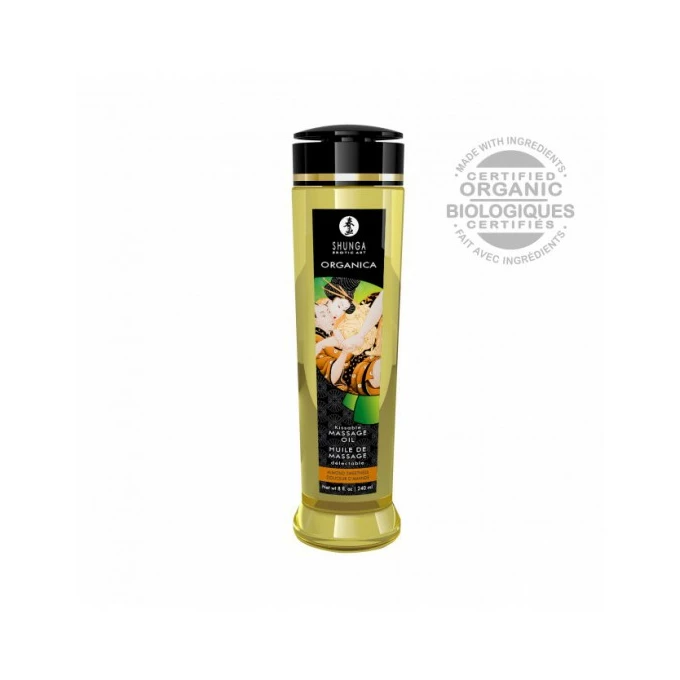 Shunga Natural Massage Oil Organica - BIO mandľový masážny olej - Variant / Veľkosť: 240 ml