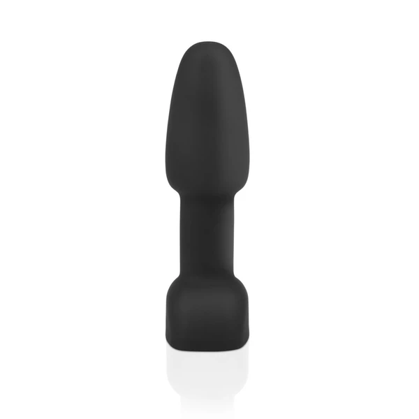 B-Vibe Rimming Petite Remote Control Plug-wibrujący korek analny, Czarny