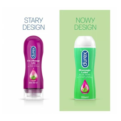 Durex Play Massage 2 in 1 Aloe Vera  - Lubrikačný masážny gél