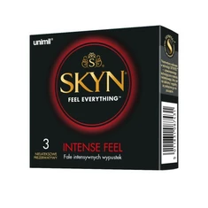 SKYN Unimil Intense Feel  - nelatexové kondómy s výstupkami