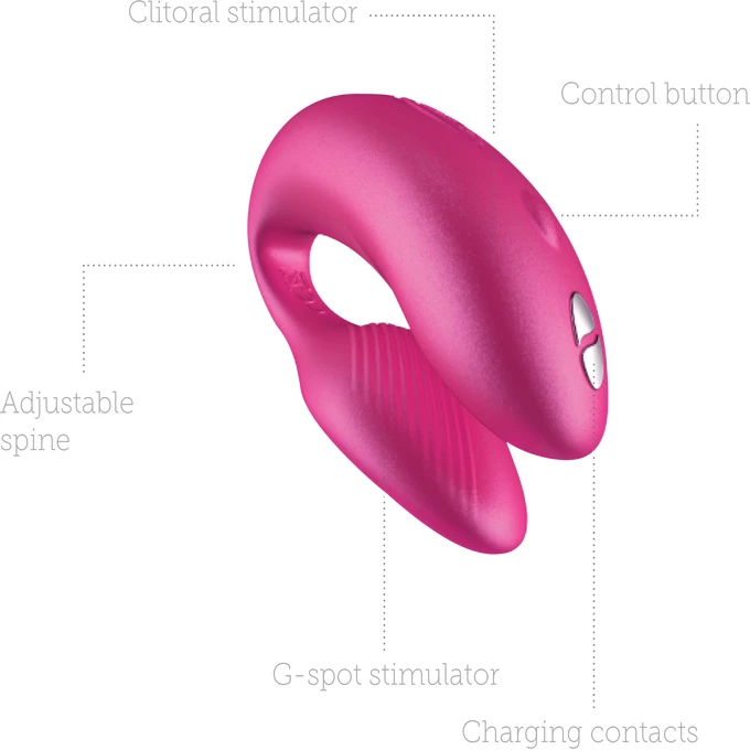 We-Vibe Chorus  - ružový vibrátor pre páry ovládaný smartfónom