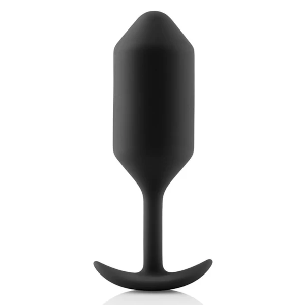 B-Vibe Snug Plug 3 -korek analny, Czarny