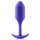 B-Vibe Snug Plug 2  - Análny kolík fialový
