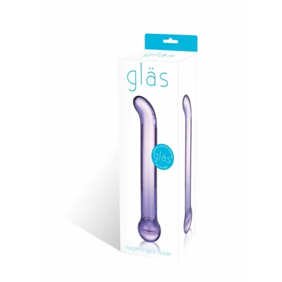 Glas PurpleGlass G Spot Tickler - Szklane dildo