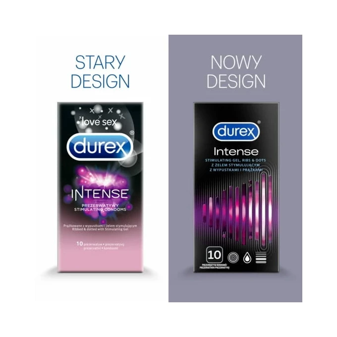 Durex Intense Orgasmic Condoms  - Kondómy s výstupkami